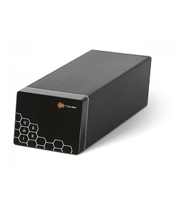 KNR-202 | Záznamové zařízení, 2x 3.5" int. pozice pro SATA (SSD) HDD, 1x Gigabit LAN, podpora až 12 současně připojených kamer/videoserverů   
