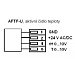 AFTF-U, Pt100 | Nástěnné aktivní čidlo vlhkosti, teplota pasivní Pt100   