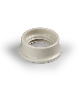 PR2.25 | Krúžok krycí PR2.2525A s drážkou pre upevňovaciu pružinu z porcelánu poistkový spodok veľ. DII   