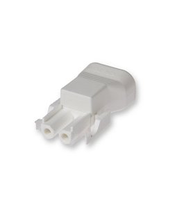NAC22S.B | Konektor NAC22 BK 2p odľahčenie v ťahu vhodné pre všetky XL-spojky skrutkovací (zástrčka-socket)   