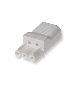 NAC32SH.W | Konektor NAC32 WH 3p úzka skrutkovací (zástrčka-socket)   