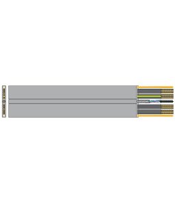 156879 | Kábel výťahový plochý PVC 7770-F 24G 0,75mm2 GY FM-150m   