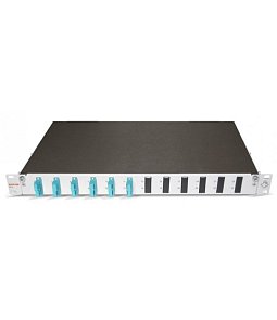 41525200ZY | Patch panel FO L 19"  6p 1U LC DX LGY MM OM3   