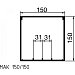 MAK  50/75 WH 3m/12 | Žľab elektroinštalačný MAK 50/75 PVC WH -25až60°C   