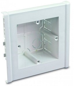 MEDE 60/100 WH | Krabica MEDE 60/100 PVC WH s obojstrannou spojkou pre 1-prístroj   