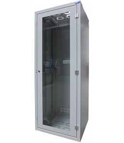 OR-YISZ-19-18-080-100-GY-R | Rozvádzač 18U 19" 800x1000 GY presklené dvere v ráme montovaný   